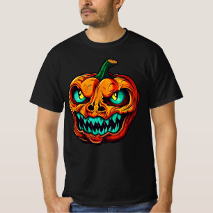 Camiseta Monstruo Espantoso Calabaza Espeluznante Halloween