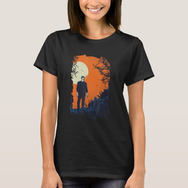 Camiseta Monstruo Frankenstein camina en la Sunset Hall (Anverso)