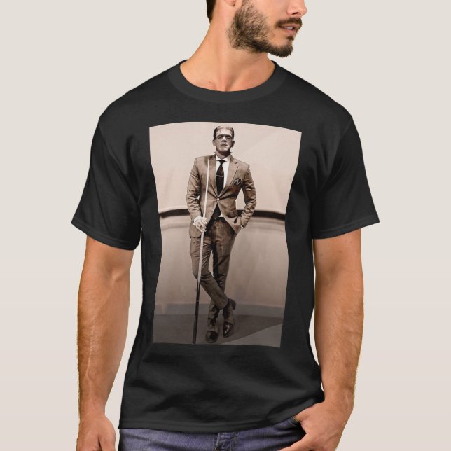 Camiseta Monstruo Frankenstein Dapper Frankenstein En Suit  (Anverso)