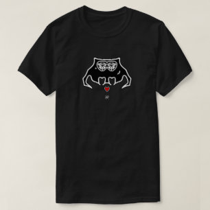Camiseta Monstruo Genial con Cicatriz y Corazón Criatura de