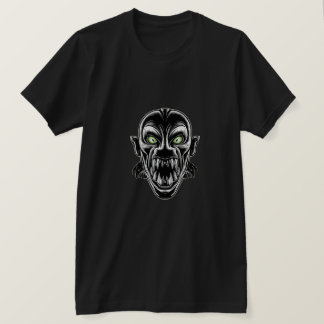 Camiseta Monstruo Gráfico de Vampiro de Neón