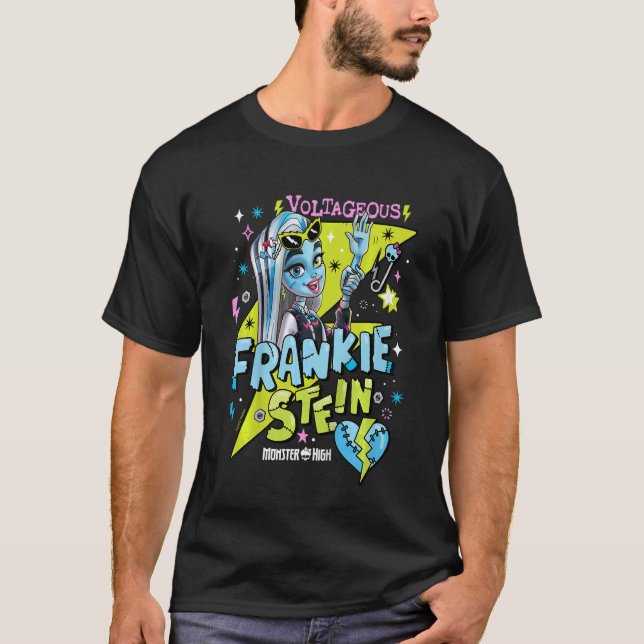Camiseta Monstruo infantil alto Frankiestein voltagénico (Anverso)