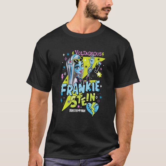 Camiseta Monstruo infantil alto Frankiestein voltagénico (Anverso)