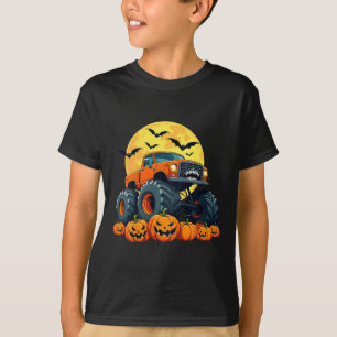 Camiseta Monstruo infantil Camión Calabaza Halloween Jack O