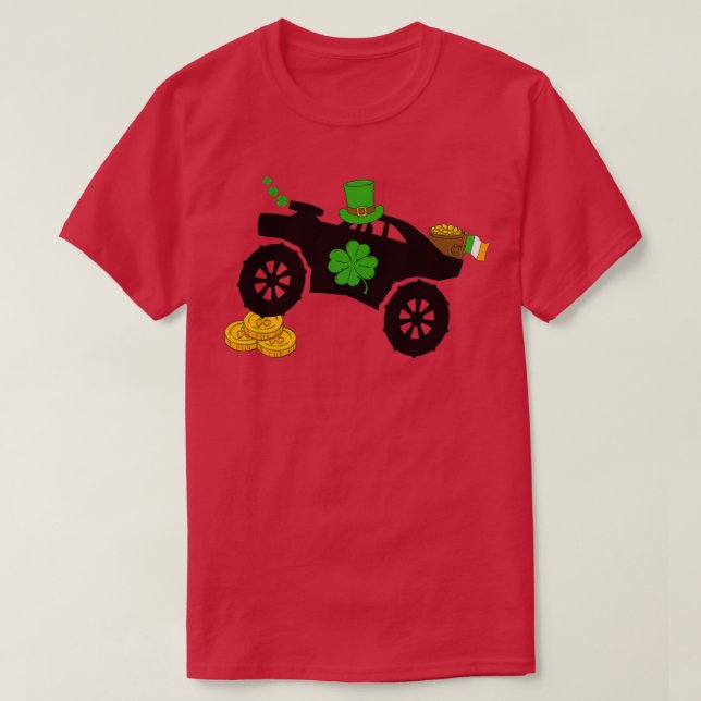 Camiseta Monstruo irlandés de Saint Patrickx27 (Diseño del anverso)