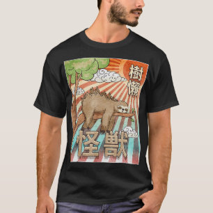 Camiseta Monstruo japonés Kaiju Sloth