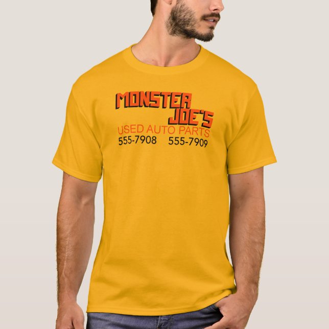 Camiseta monstruo Joe (Anverso)