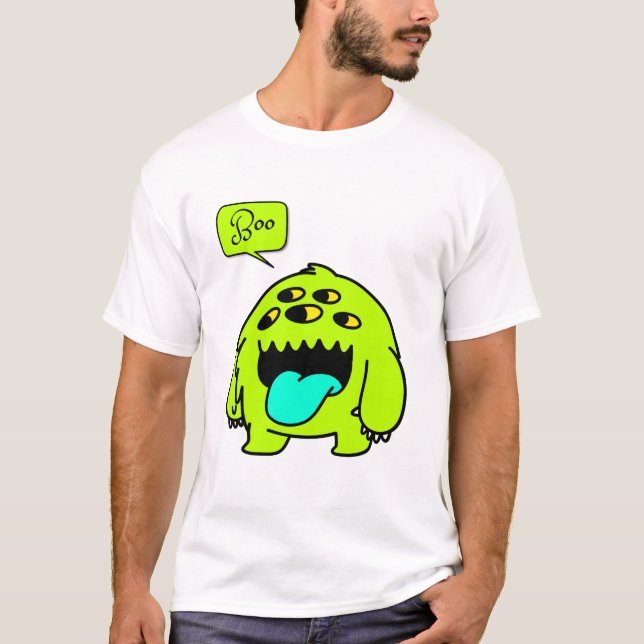 Camiseta monstruo lindo (Anverso)