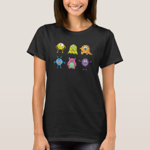 Camiseta Monstruo lindo Alien Planeta Tierra Espacio Animal