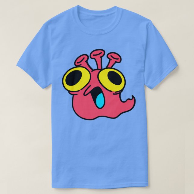 Camiseta Monstruo lindo con la cara triste (Diseño del anverso)