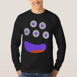 Camiseta Monstruo lindo de las mujeres frente al disfraz de