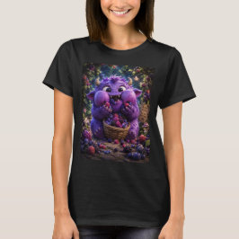 Camiseta Monstruo Lindo Fantasía Arte Bosque Bandido de Bay