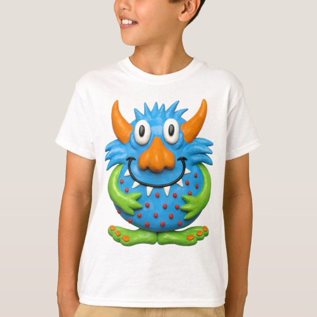 Camiseta Monstruo manchado dulce (Anverso)