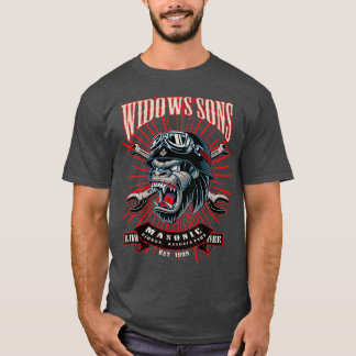 Camiseta Monstruo masónico Viuda Hijos WSMRA