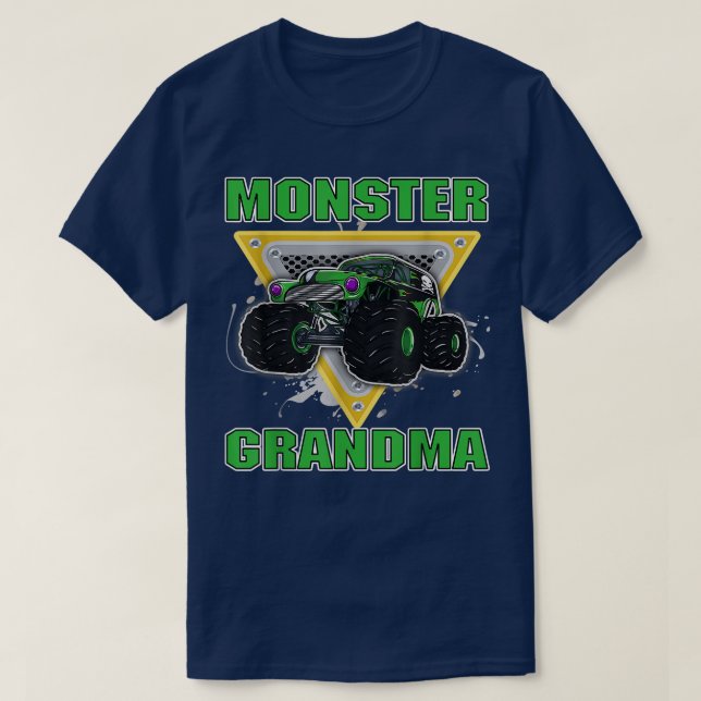 Camiseta Monstruo Monstruo Monster de GrandMa es mi abuelit (Diseño del anverso)