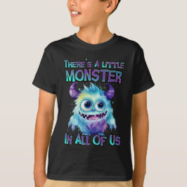 Camiseta Monstruo morado de Halloween