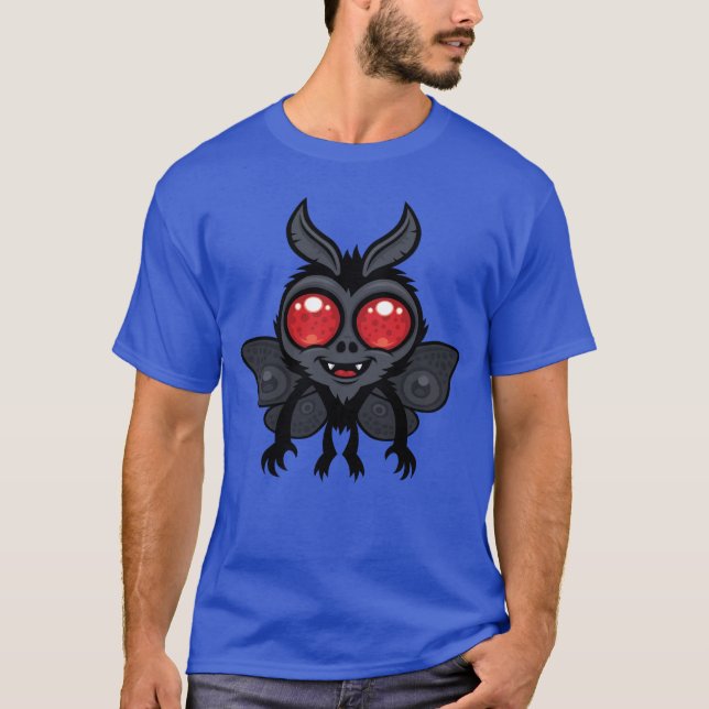 Camiseta Monstruo Mothman Criptido Lindo y Espeluznante (Anverso)