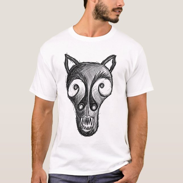 Camiseta Monstruo oscuro (Anverso)