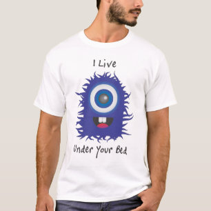 Camiseta Monstruo peludo azul