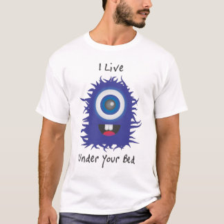 Camiseta Monstruo peludo azul