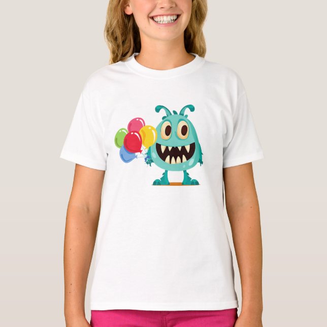 Camiseta Monstruo/Personalizado/extranjero (Anverso)