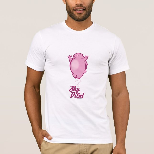 Camiseta Monstruo punky • Piloto de cielo (Anverso)