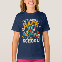 Camiseta Monstruo Regreso a la Escuela
