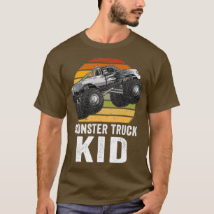 Camiseta Monstruo retro vintage Camión Kid amp papá Cars Lo