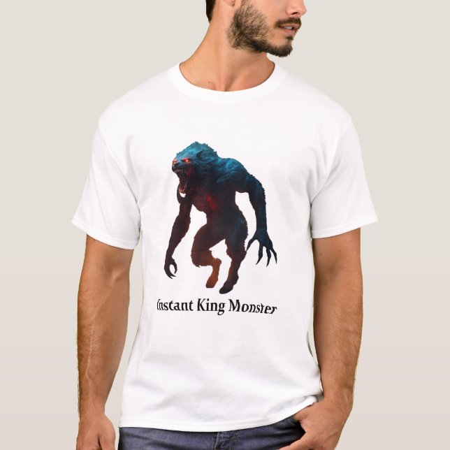Camiseta Monstruo Rey - Enfermedad de la Creatura Majestuos (Anverso)