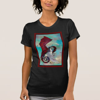 Camiseta Monstruo rojo del reptil del dragón del potro del
