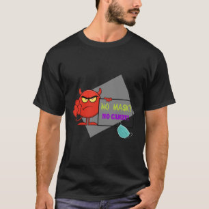 Camiseta Monstruo Rojo sin Máscara sin Dulce con Máscara