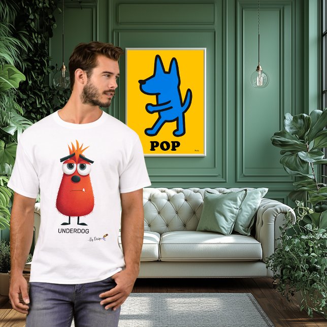 Camiseta Monstruo Rojo | UNDERDOG - Por diseño | Único (Subido por el creador)