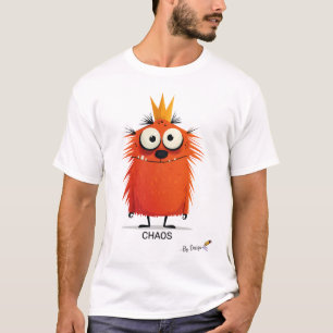 Camiseta Monstruo salvaje Diseño original para adultos