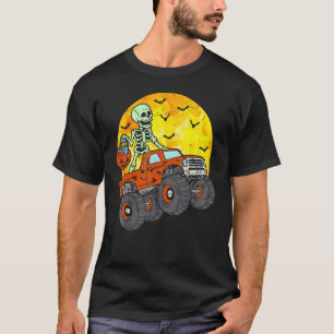 Camiseta Monstruo Skeleton Camión Moon Candy Toddler Boy Ha