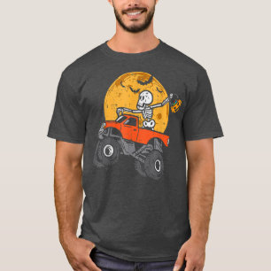 Camiseta Monstruo Skeleton Camión Moon Candy Toddler Boys H