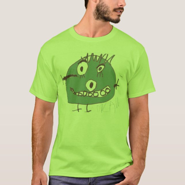 Camiseta Monstruo verde (Anverso)