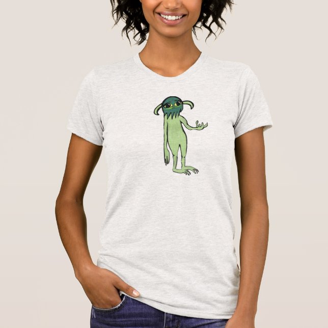 Camiseta Monstruo verde (Anverso)