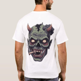 Camiseta Monstruo Verde de Cuernos Graphi