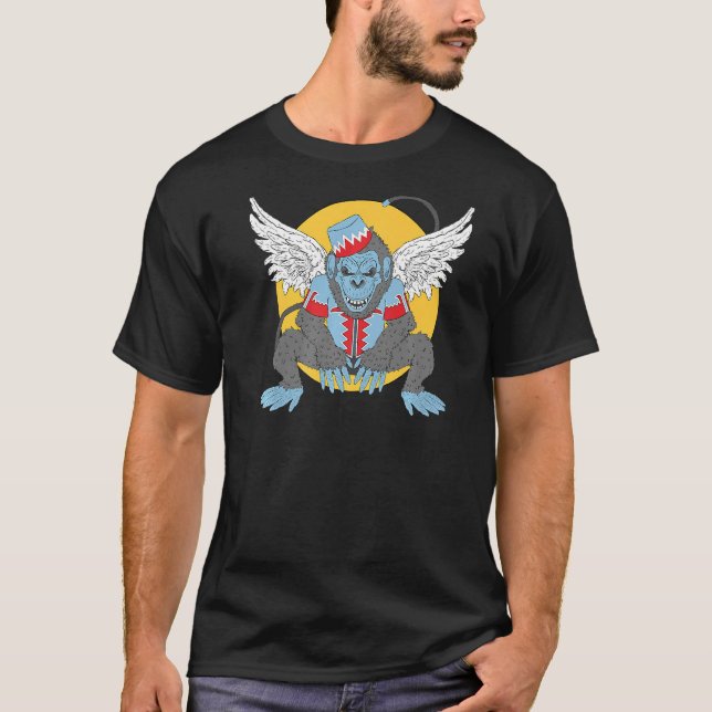 Camiseta Monstruo volador (Anverso)