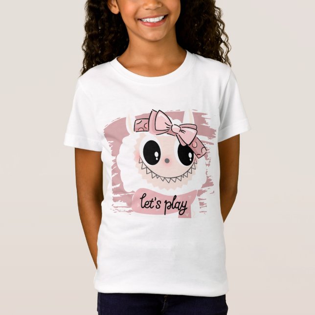 Camiseta Monstruo Whimsical Adorable (Anverso)
