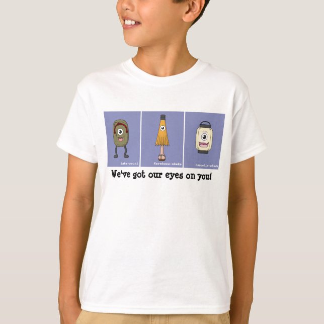 Camiseta Monstruo yokai japonés lindo (Anverso)