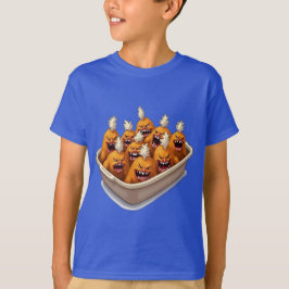 Camiseta Monstruos alimentarios ENFERMEDADES DE POLLO MALVA
