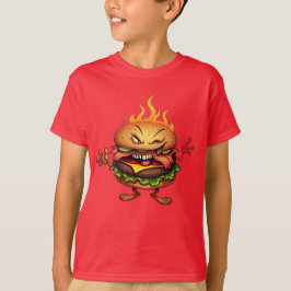 Camiseta Monstruos alimentarios EVIL BACON CHEESEBURGER