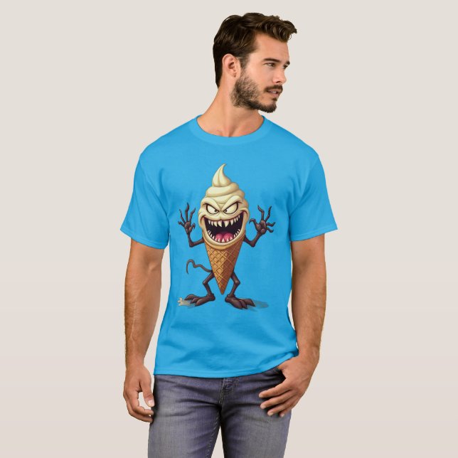 Camiseta Monstruos alimentarios ICE CREAM CONE (Anverso completo)