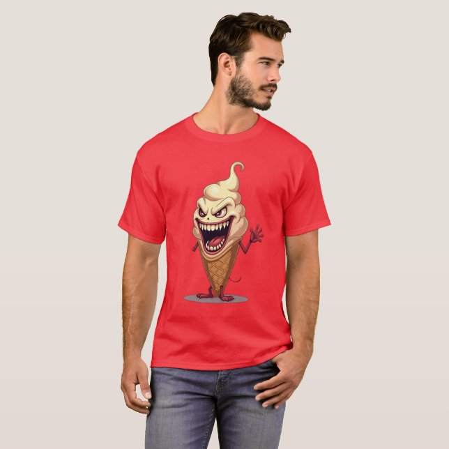 Camiseta Monstruos alimentarios ICE CREAM CONE (Anverso completo)