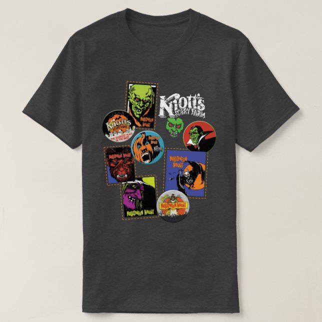 Camiseta Monstruos asustadizos de la granja (Diseño del anverso)