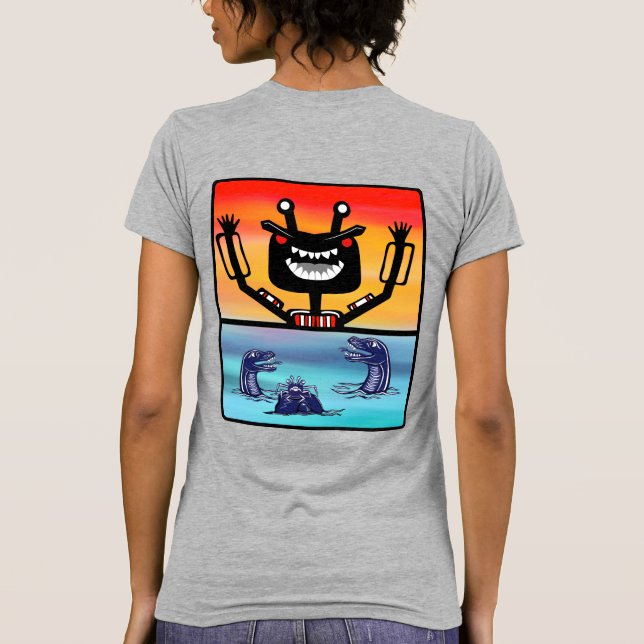 Camiseta Monstruos de Big Robo (Reverso)