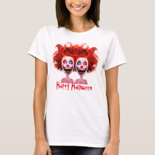 Camiseta Monstruos de Halloween con miedo