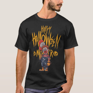 Camiseta monstruos de halloween: payaso