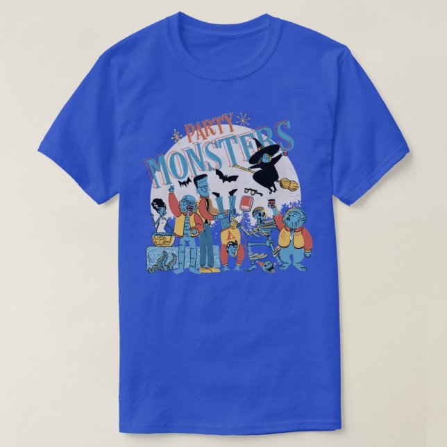 Camiseta Monstruos de la Fiesta (Diseño del anverso)